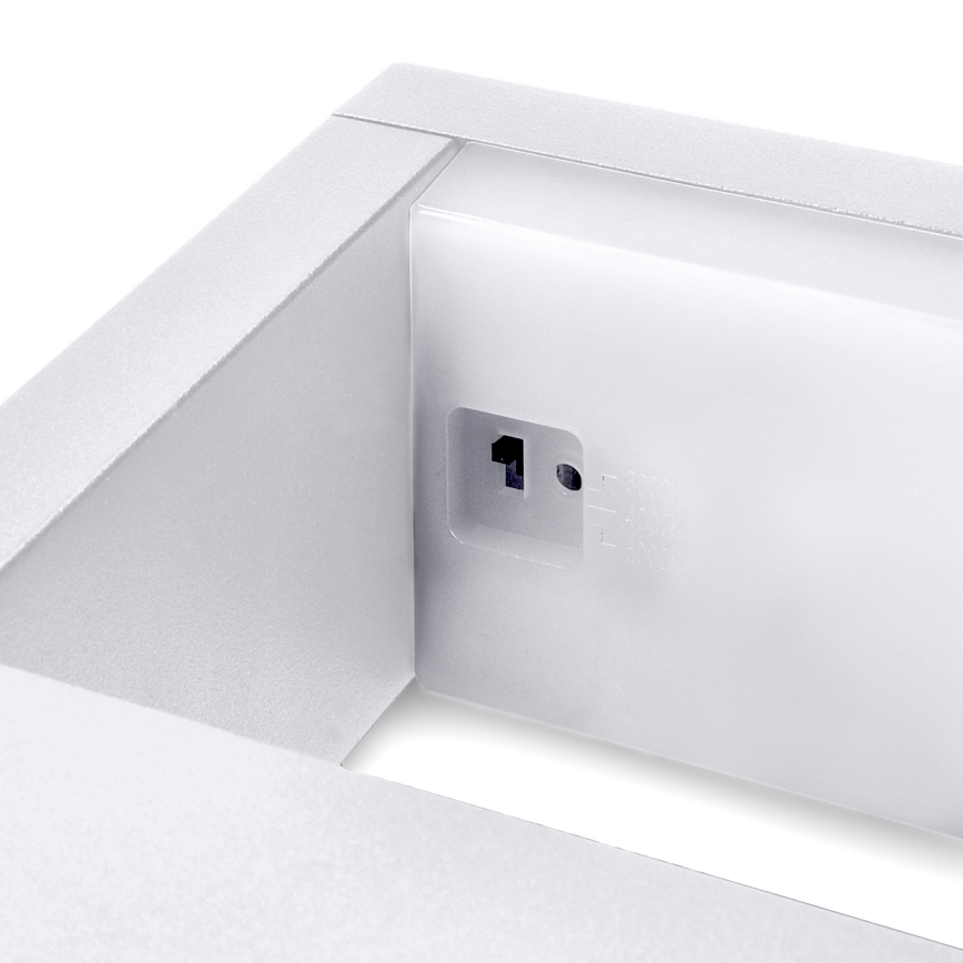 Brilagi - LED Vonkajšie nástenné svietidlo RAGUSA LED/7W/230V 3000/4000/6000K biela IP54