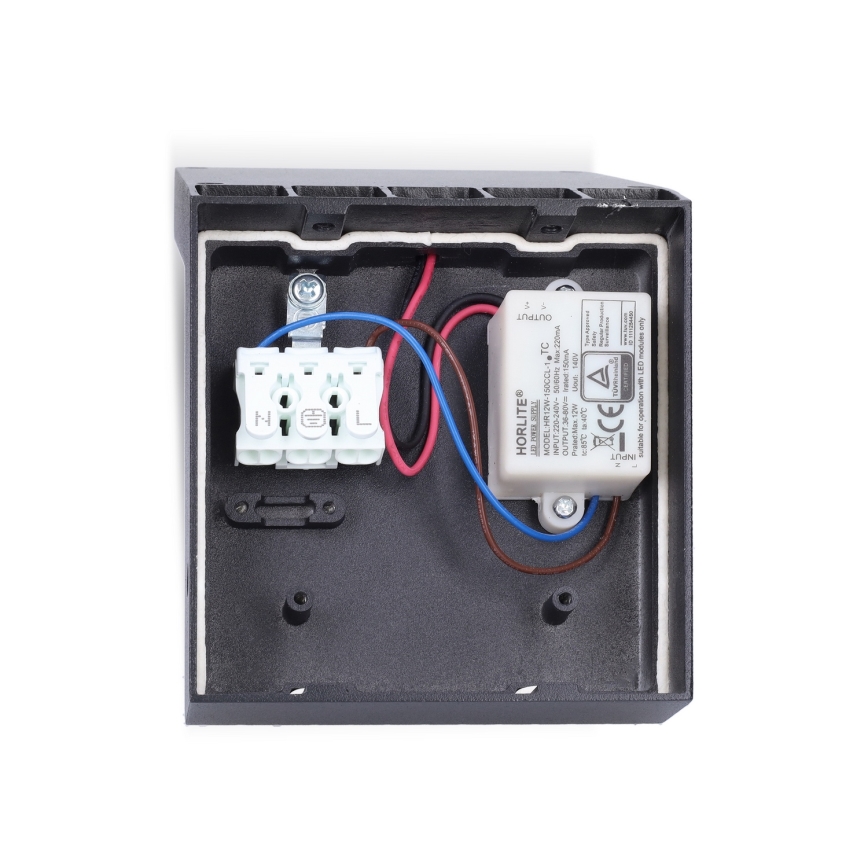 Brilagi - LED vonkajšie nástenné svietidlo RIANO LED/8W/230V antracit IP65