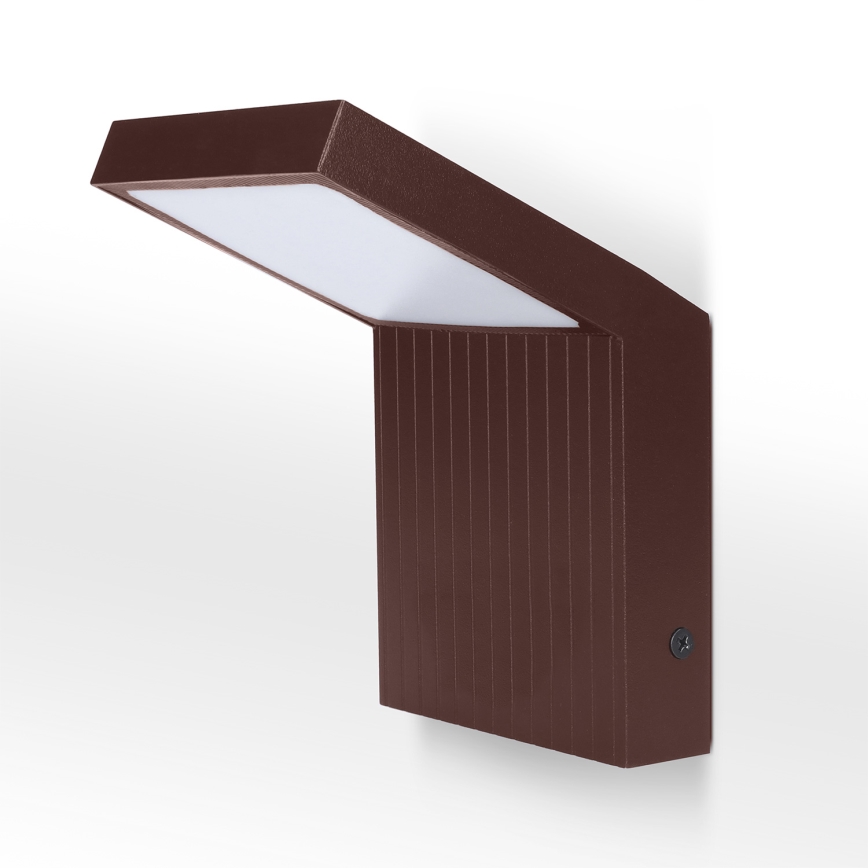 Brilagi - LED vonkajšie nástenné svietidlo RIANO LED/8W/230V hnedé IP65