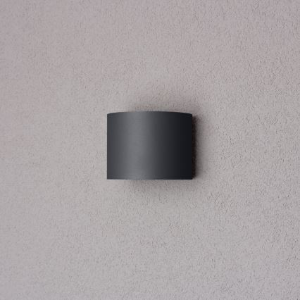 Brilagi - LED Vonkajšie nástenné svietidlo RONDO LED/6W/230V antracit IP54