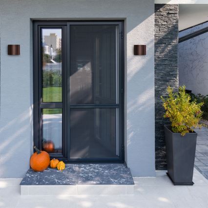 Brilagi - LED vonkajšie nástenné svietidlo RONDO LED/6W/230V hnedé IP54