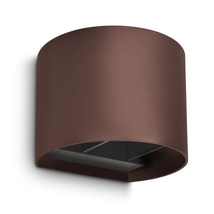 Brilagi - LED vonkajšie nástenné svietidlo RONDO LED/6W/230V hnedé IP54