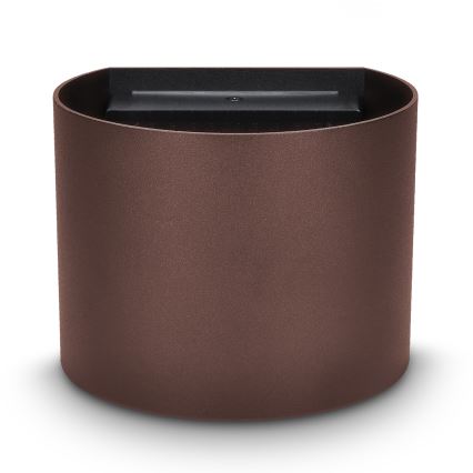 Brilagi - LED vonkajšie nástenné svietidlo RONDO LED/6W/230V hnedé IP54