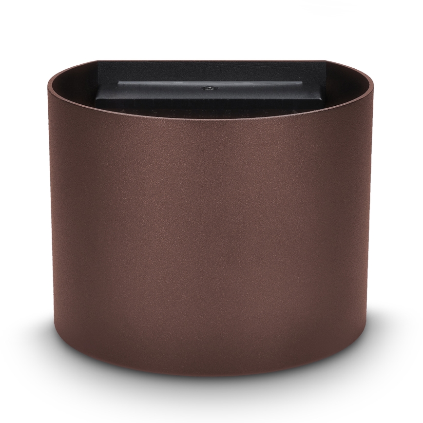 Brilagi - LED vonkajšie nástenné svietidlo RONDO LED/6W/230V hnedé IP54