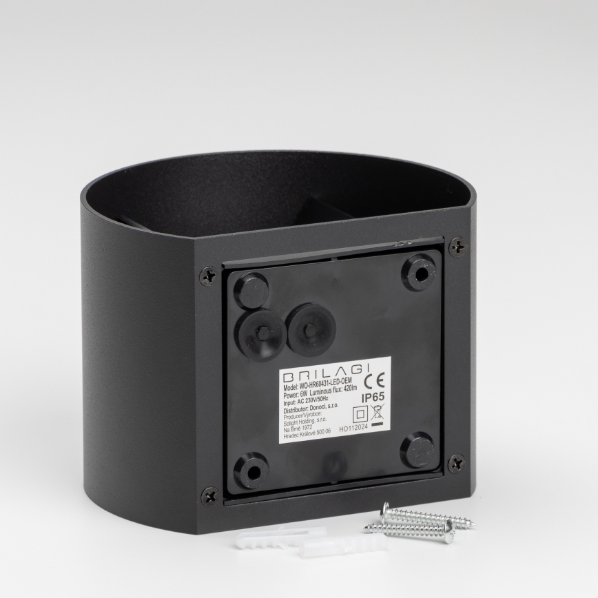 Brilagi - LED Vonkajšie nástenné svietidlo RONDO LED/6W/230V IP54