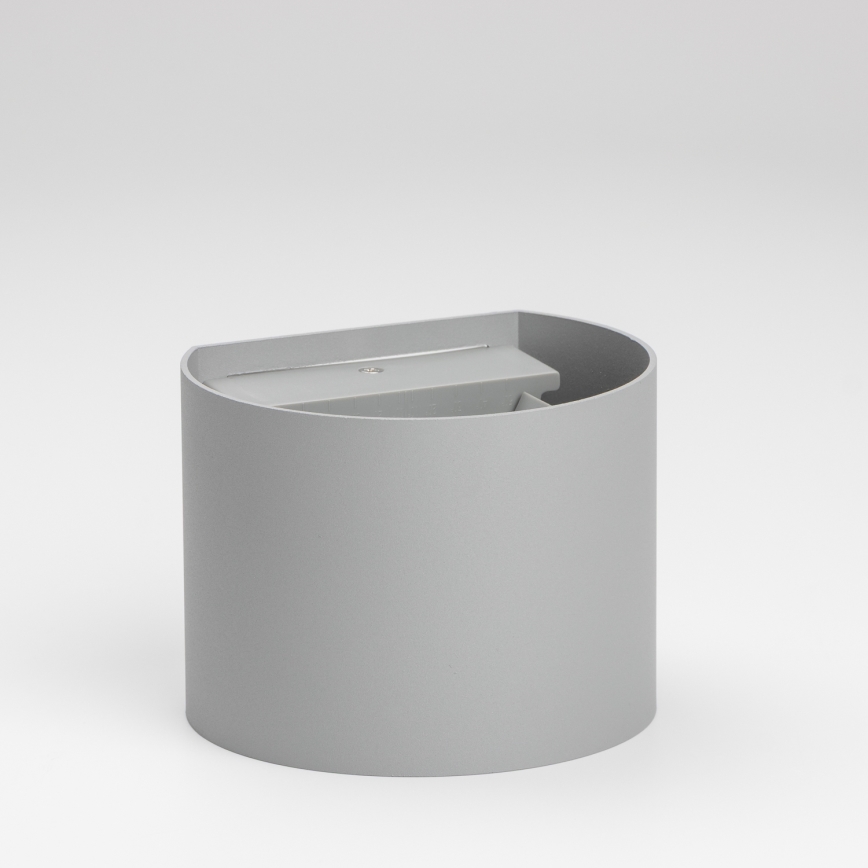 Brilagi - LED Vonkajšie nástenné svietidlo RONDO LED/6W/230V šedá IP54