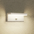 Brilagi - LED vonkajšie nástenné svietidlo s pohybovým senzorom TESSI LED/10W/230V biela IP54