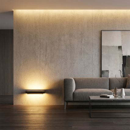 Brilagi - LED Vonkajšie nástenné svietidlo SALERNO LED/12W/230V 35,5 cm antracitové IP65