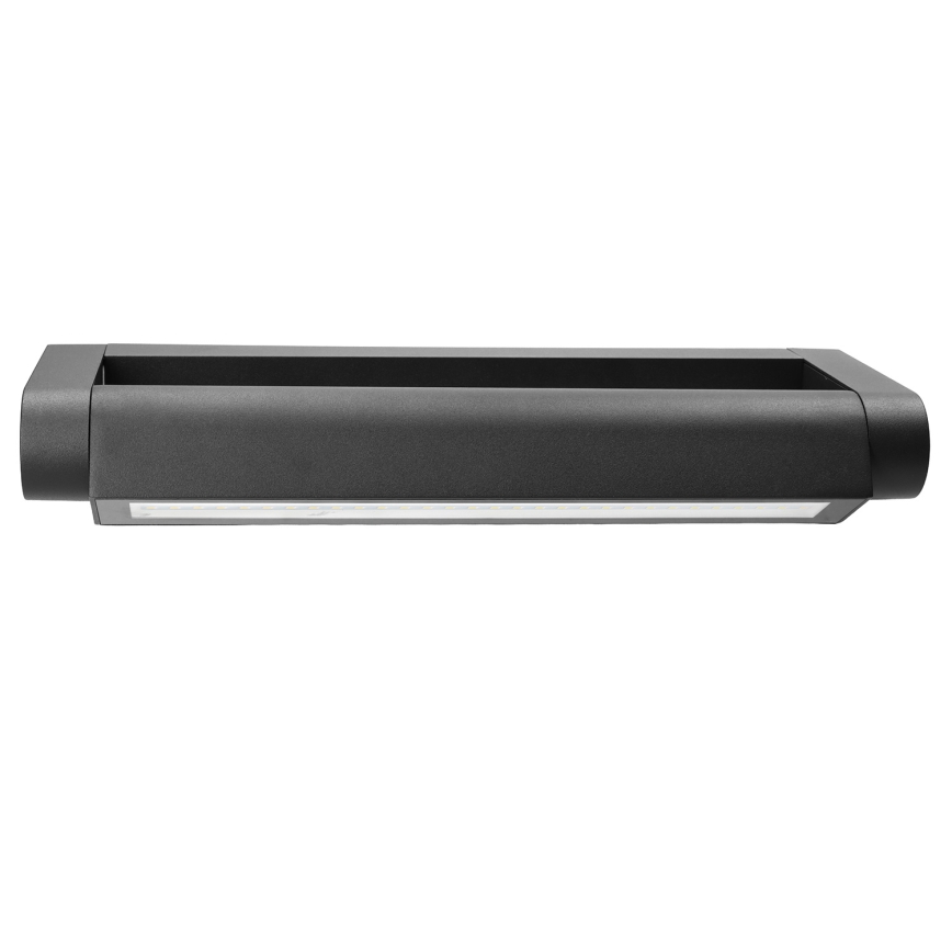Brilagi - LED Vonkajšie nástenné svietidlo SALERNO LED/12W/230V 35,5 cm čierna IP65