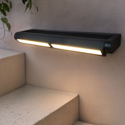 Brilagi - LED vonkajšie nástenné svietidlo SALERNO LED/24W/230V 66 cm čierna IP65