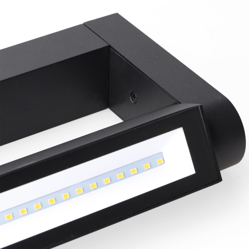 Brilagi - LED vonkajšie nástenné svietidlo SALERNO LED/24W/230V 66 cm čierna IP65