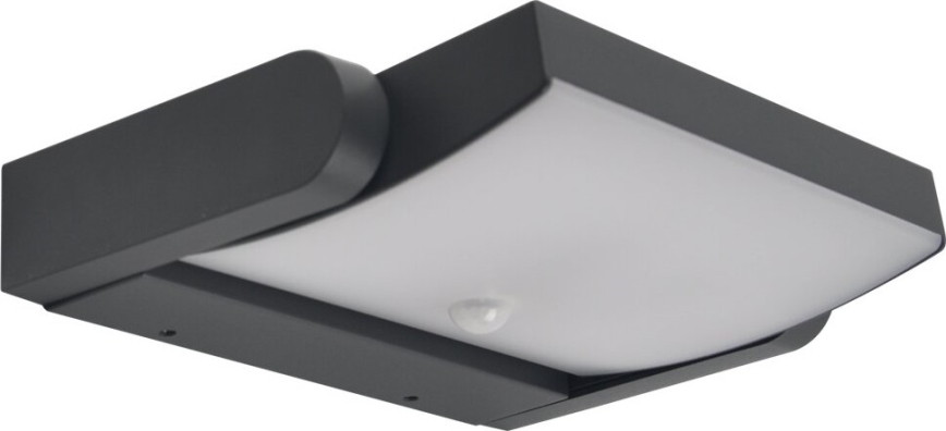 Brilagi - LED Vonkajšie nástenné svietidlo so senzorom ANKLE LED/18W/230V 3000K IP65 antracit