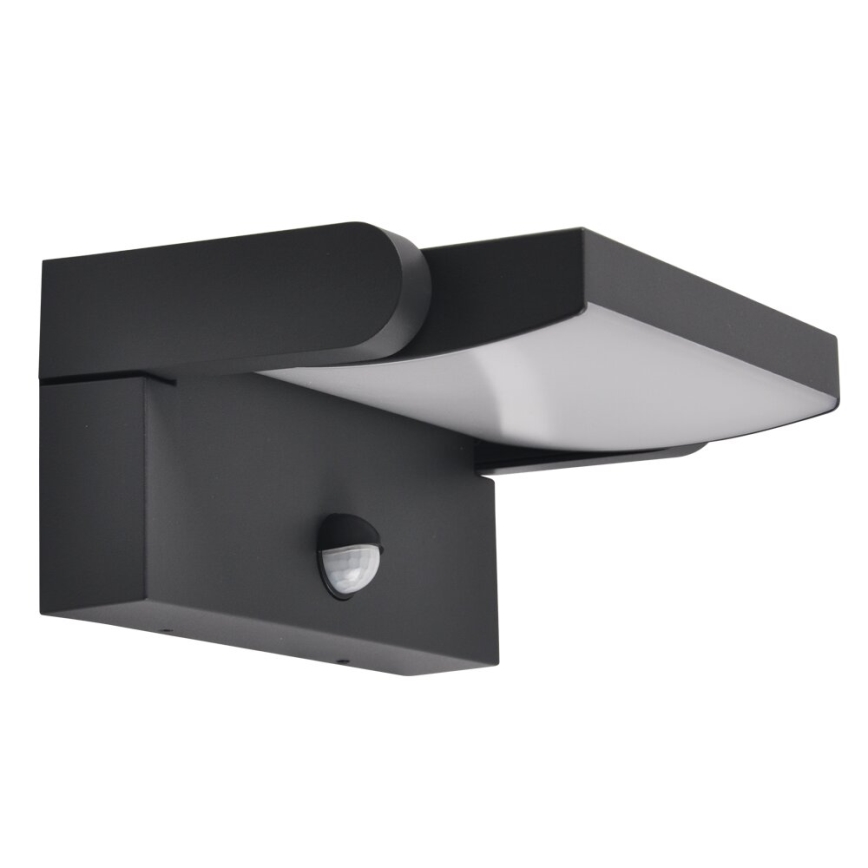 Brilagi - LED Vonkajšie nástenné svietidlo so senzorom ANKLE LED/18W/230V 3000K IP65 antracit