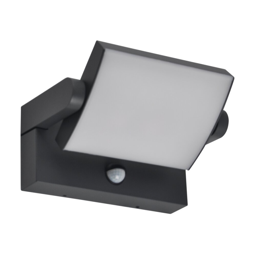 Brilagi - LED Vonkajšie nástenné svietidlo so senzorom ANKLE LED/18W/230V 3000K IP65 antracit