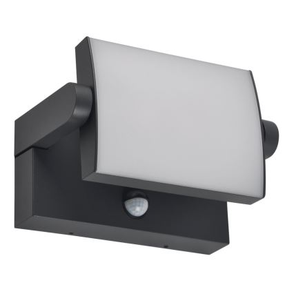 Brilagi - LED Vonkajšie nástenné svietidlo so senzorom ANKLE LED/18W/230V 3000K IP65 antracit