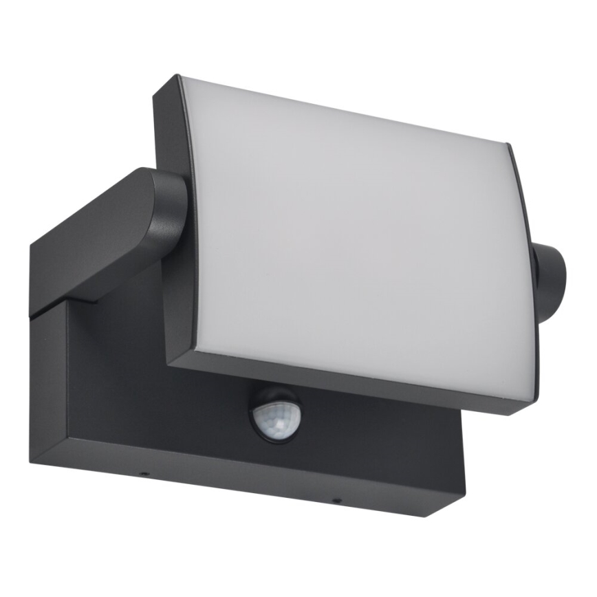 Brilagi - LED Vonkajšie nástenné svietidlo so senzorom ANKLE LED/18W/230V 3000K IP65 antracit