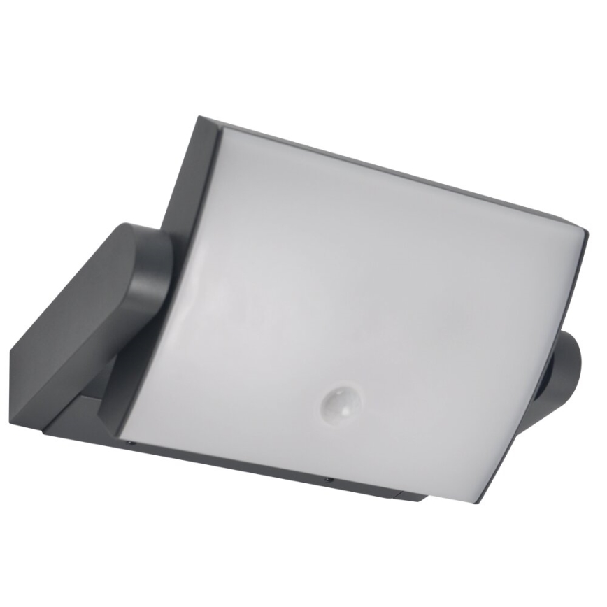 Brilagi - LED Vonkajšie nástenné svietidlo so senzorom ANKLE LED/18W/230V 3000K IP65 antracit