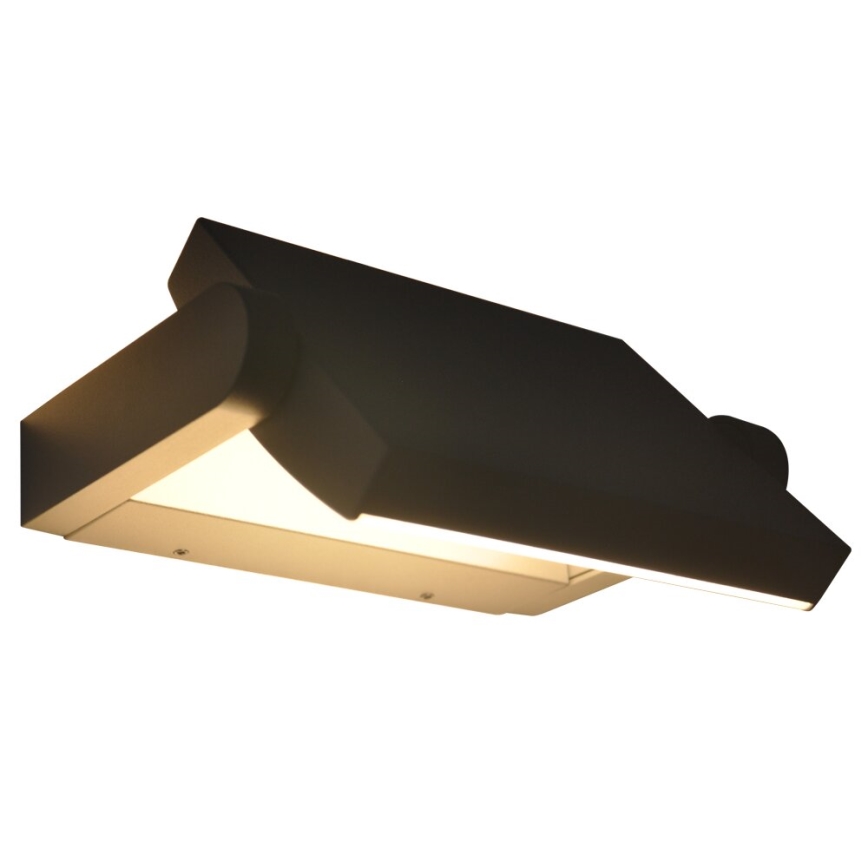 Brilagi - LED Vonkajšie nástenné svietidlo so senzorom ANKLE LED/18W/230V 3000K IP65 antracit