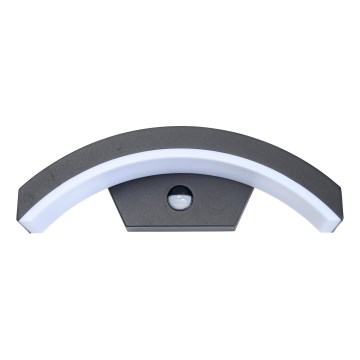Brilagi - LED Vonkajšie nástenné svietidlo so senzorom ARCELO LED/8W/230V IP54