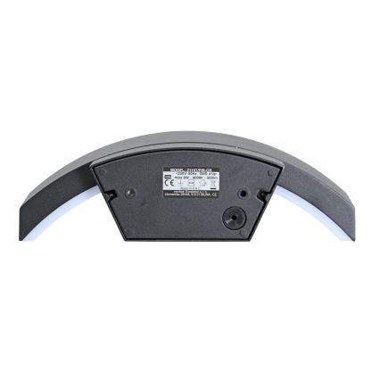 Brilagi - LED Vonkajšie nástenné svietidlo so senzorom ARCELO LED/8W/230V IP54
