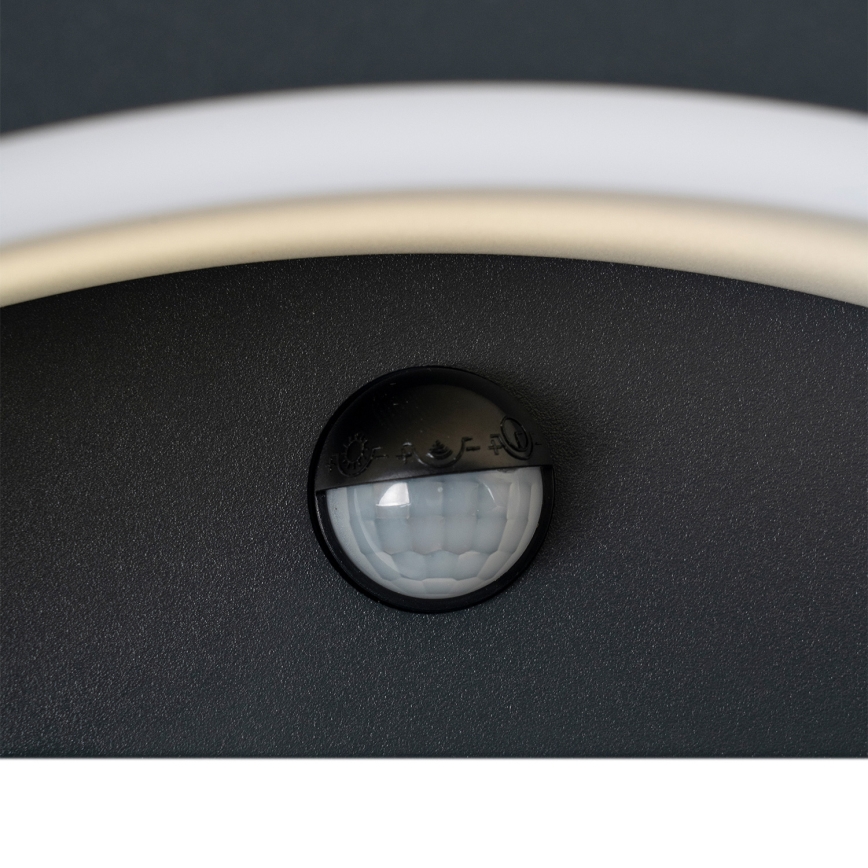 Brilagi - LED Vonkajšie nástenné svietidlo so senzorom ARCELO LED/8W/230V IP54