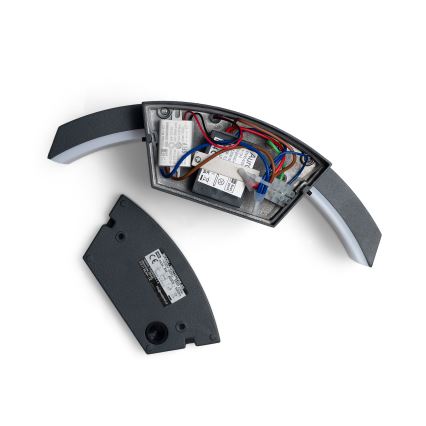 Brilagi - LED Vonkajšie nástenné svietidlo so senzorom ARCELO LED/8W/230V IP54