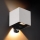 Brilagi - LED vonkajšie nástenné svietidlo so senzorom CUBE LED/6W/230V šedé IP65
