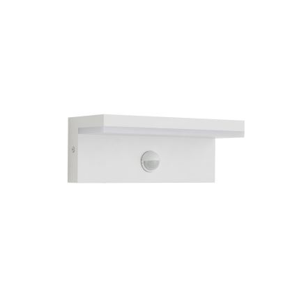 Brilagi - LED vonkajšie nástenné svietidlo s pohybovým senzorom TESSI LED/10W/230V biela IP54