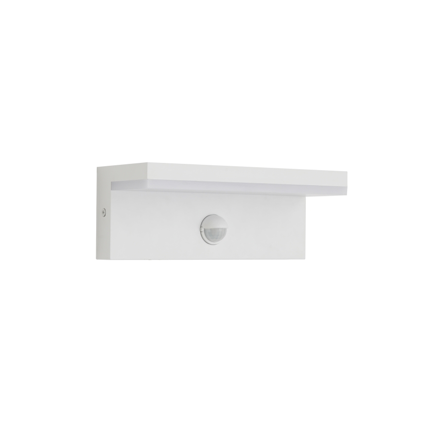 Brilagi - LED vonkajšie nástenné svietidlo s pohybovým senzorom TESSI LED/10W/230V biela IP54