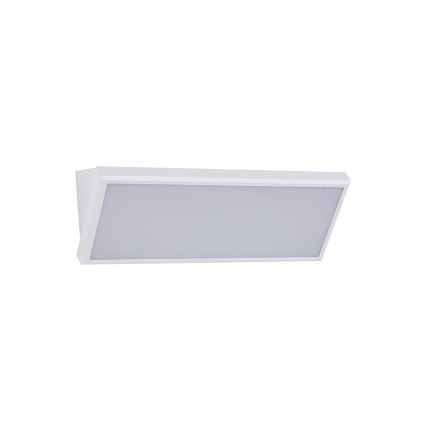 Brilagi - LED Vonkajšie nástenné svietidlo so senzorom TRIANGLE LED/42W/230V 45 cm biela IP65