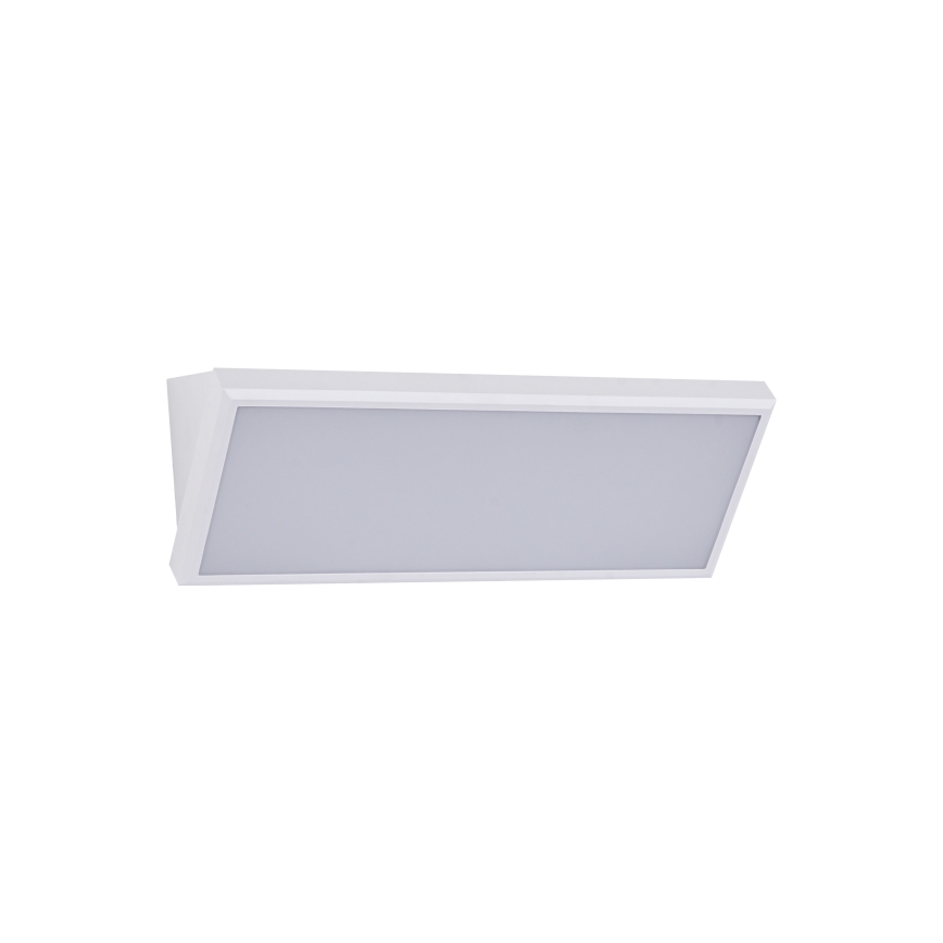 Brilagi - LED Vonkajšie nástenné svietidlo so senzorom TRIANGLE LED/42W/230V 45 cm biela IP65