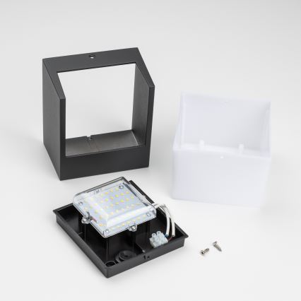 Brilagi - LED Vonkajšie nástenné svietidlo TERNI LED/12W/230V čierna IP44