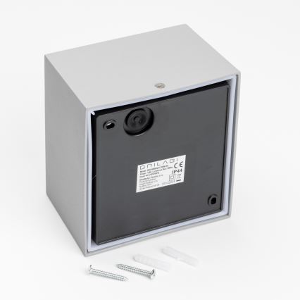 Brilagi - LED Vonkajšie nástenné svietidlo TERNI LED/12W/230V šedá IP44