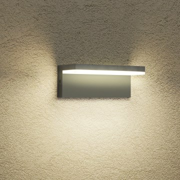 Brilagi - LED vonkajšie nástenné svietidlo TESSI LED/10W/230V antracit IP54