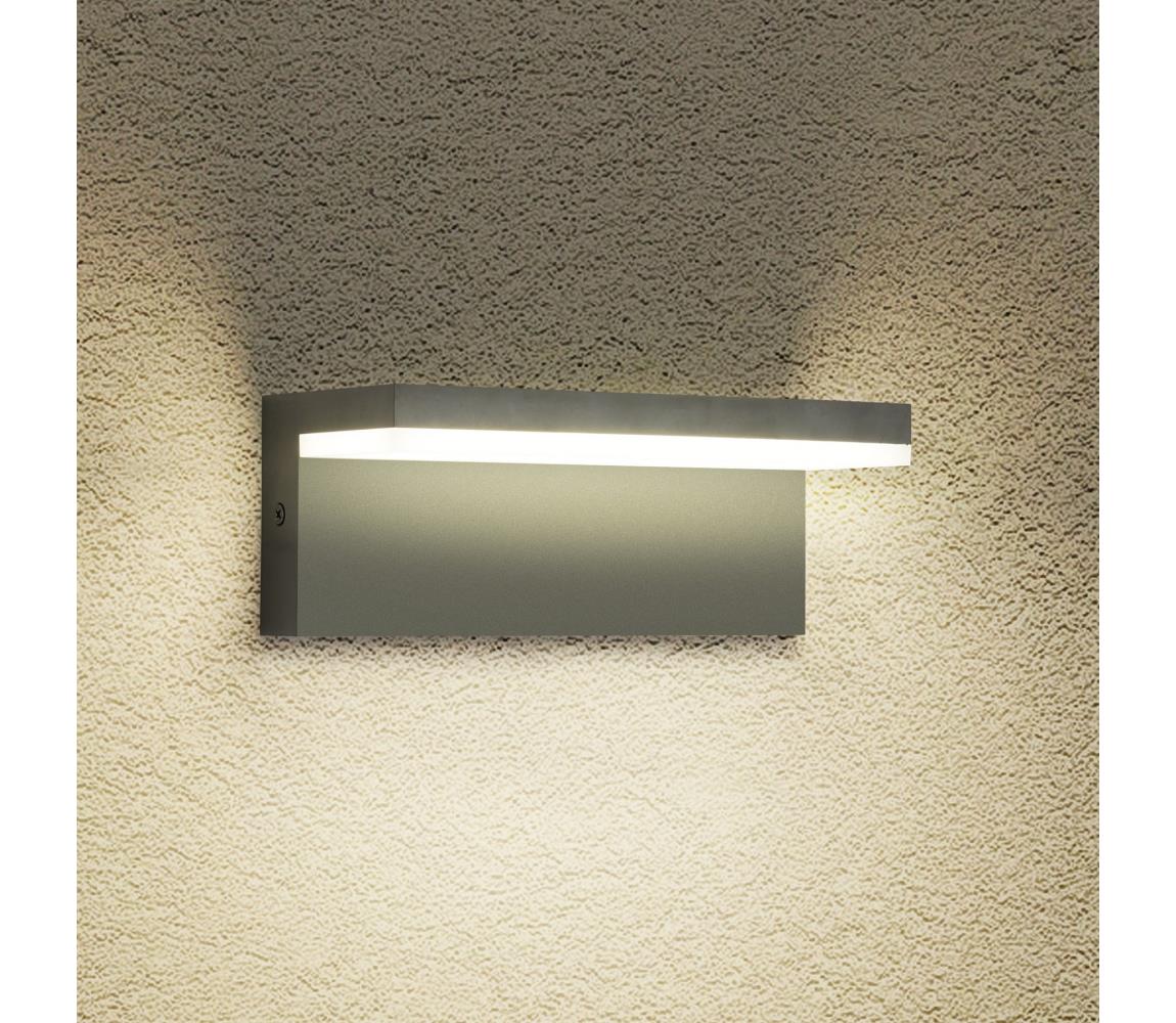 Brilagi - LED vonkajšie nástenné svietidlo TESSI LED/10W/230V antracit IP54 BRI368