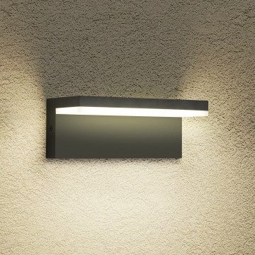 Brilagi - LED vonkajšie nástenné svietidlo TESSI LED/10W/230V čierne IP54