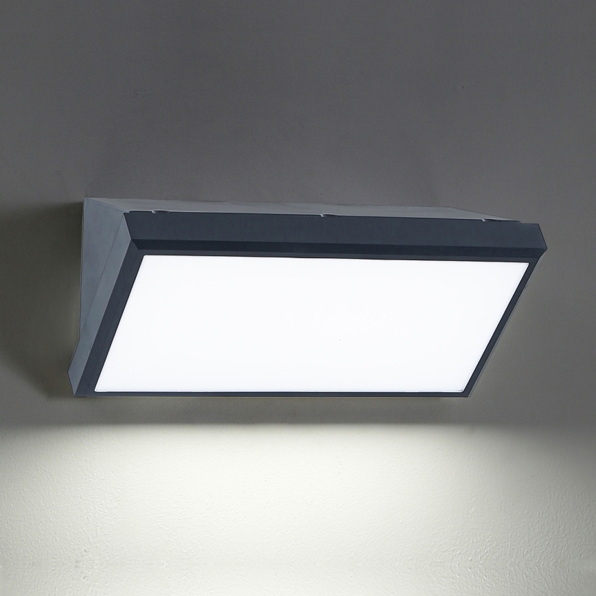 Brilagi - LED Vonkajšie nástenné svietidlo TRIANGLE LED/20W/230V antracit IP65