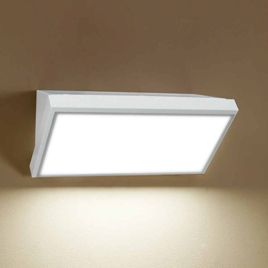 Brilagi - LED Vonkajšie nástenné svietidlo TRIANGLE LED/20W/230V biela IP65