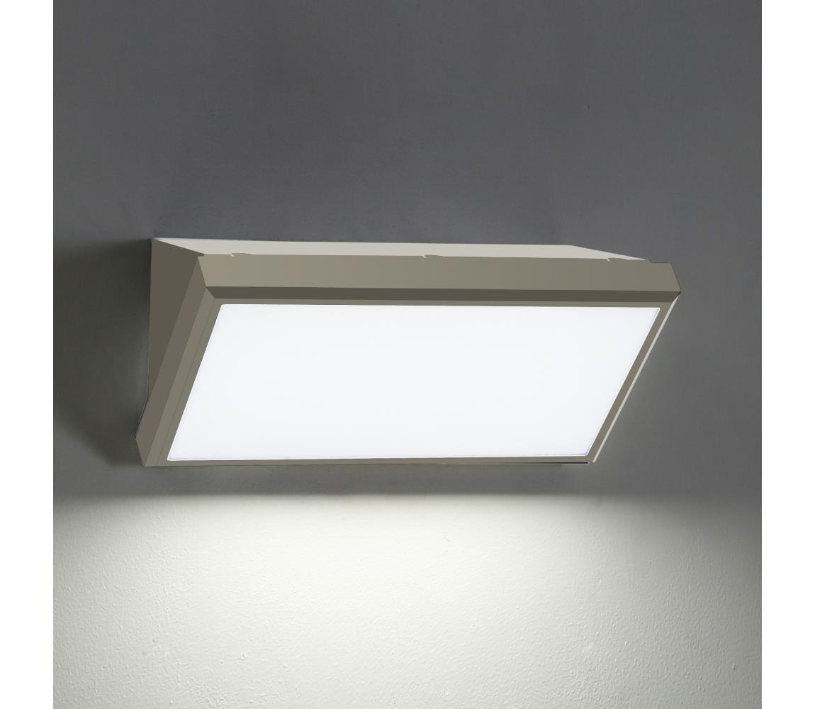 Brilagi Brilagi - LED Vonkajšie nástenné svietidlo TRIANGLE LED/20W/230V šedá IP65