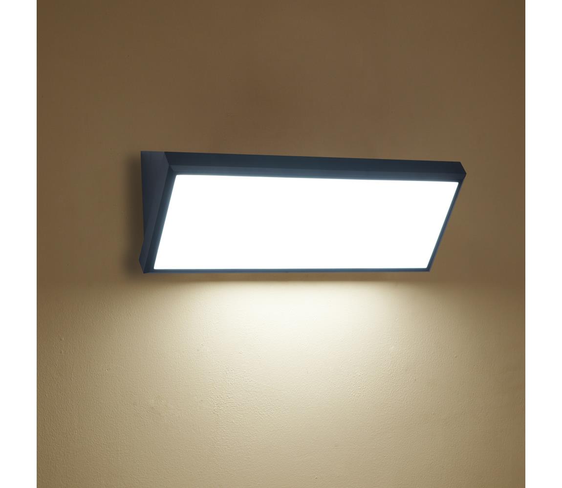 Brilagi - LED vonkajšie nástenné svietidlo TRIANGLE LED/42W/230V 3000/4000/6500K čierne IP65 BRI666