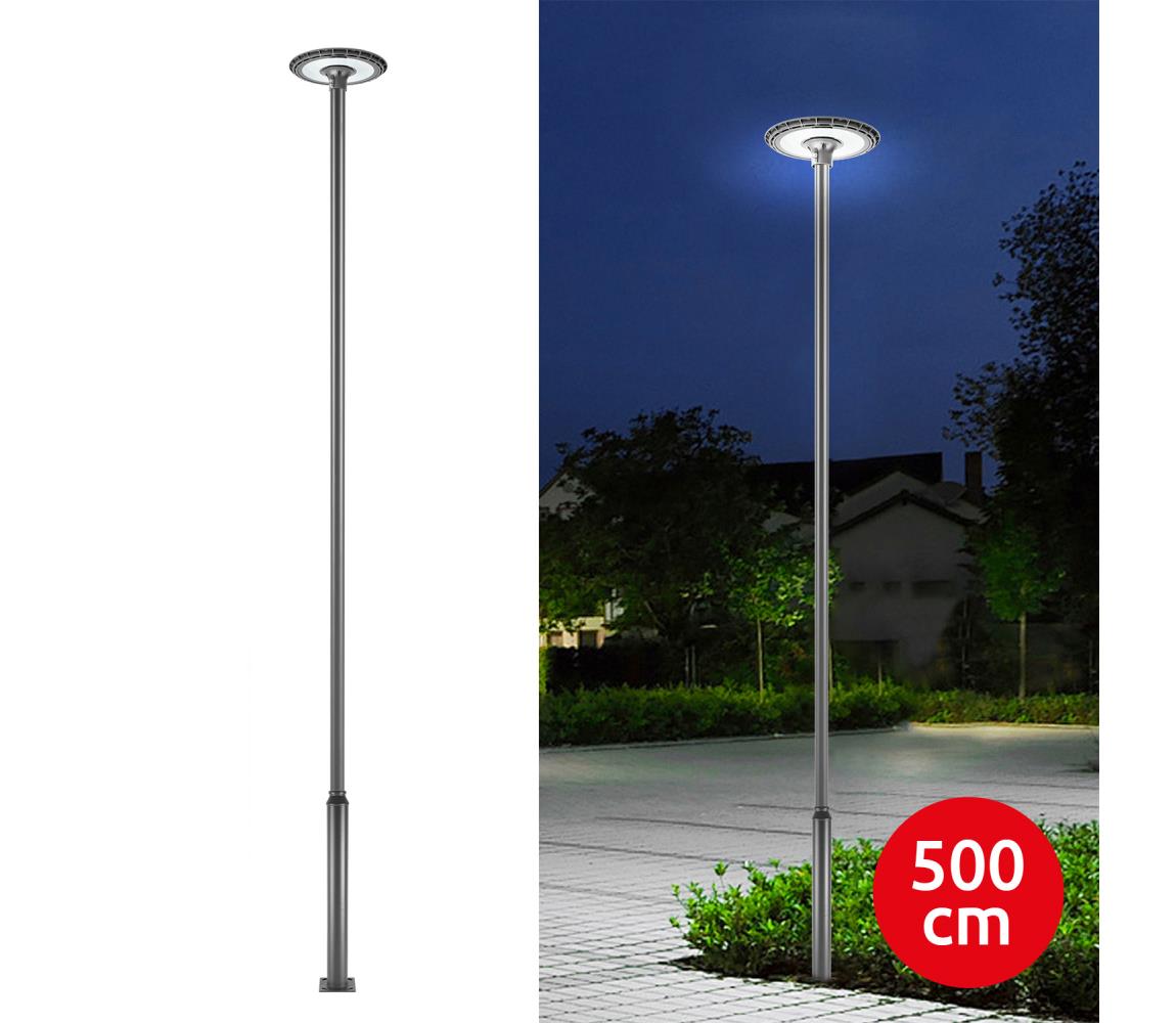 Brilagi-LED vonkajšie pouličné svietidlo s 5 m stĺpom URBANSPARK LED/120W/230V antracit IP65 BG1709+BG3824