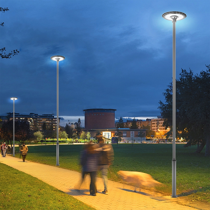 Brilagi - LED vonkajšia pouličná lampa so stĺpom 5 m URBANSPARK LED/120W/230V antracit IP65