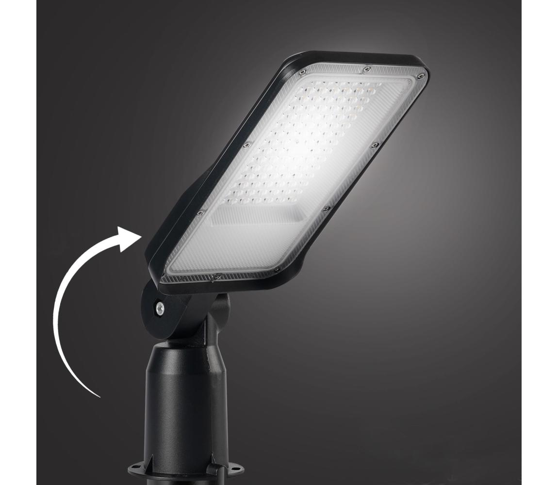 Brilagi -LED Vonkajšie pouličné svietidlo s kĺbom. URBANLIGHT LED/50W/230V čierna IP65 BRI788