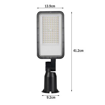 Brilagi - LED vonkajšia uličná lampa s kĺbom URBANLIGHT LED/50W/230V čierna IP65
