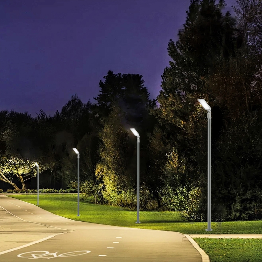Brilagi - LED vonkajšia pouličná lampa s kĺbom URBANLIGHT LED/50W/230V sivá IP65