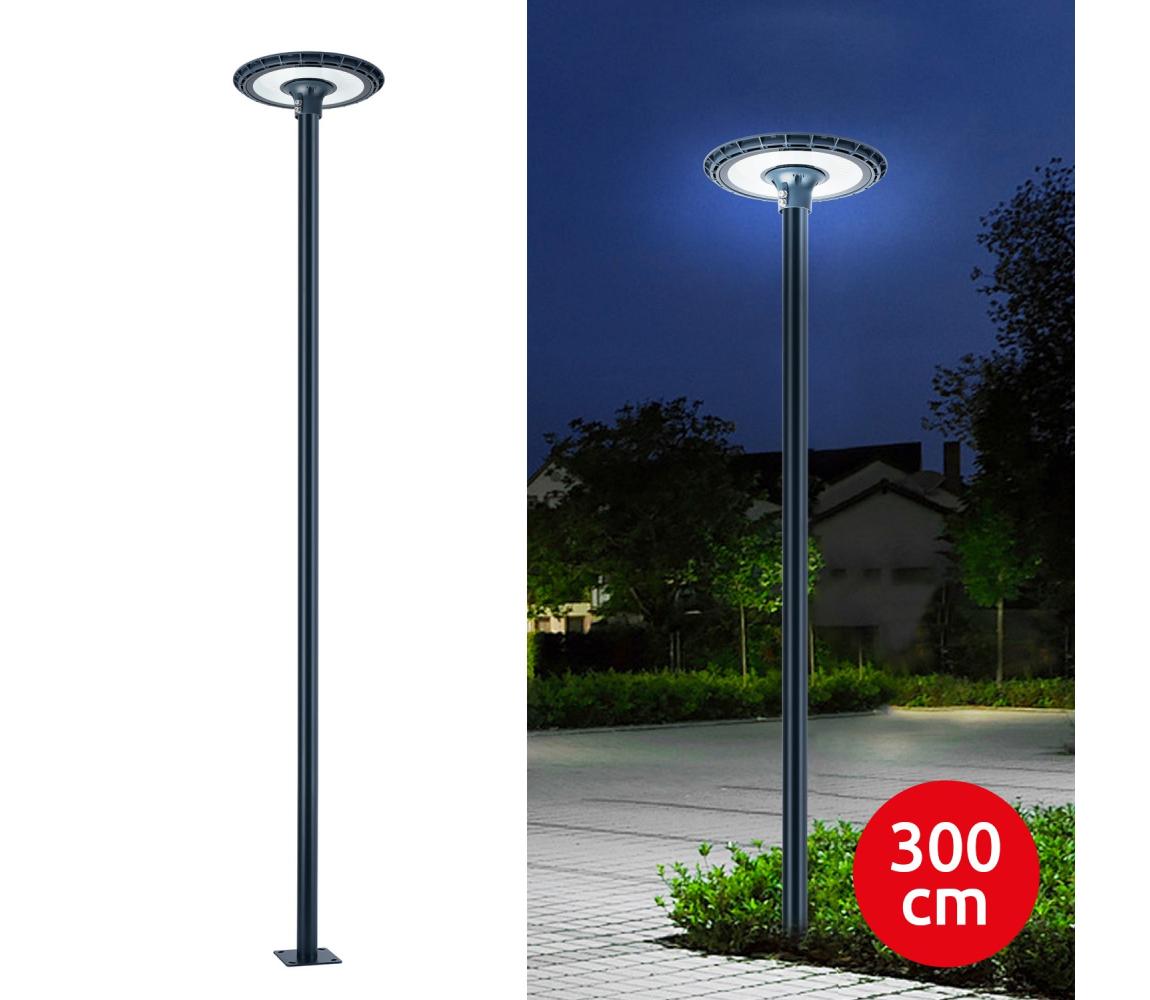 Brilagi-LED Vonkajšie pouličné svietidlo so stĺpom 3 m URBANSPARK LED/120W/230V antracit IP65 BG1709+BG1526