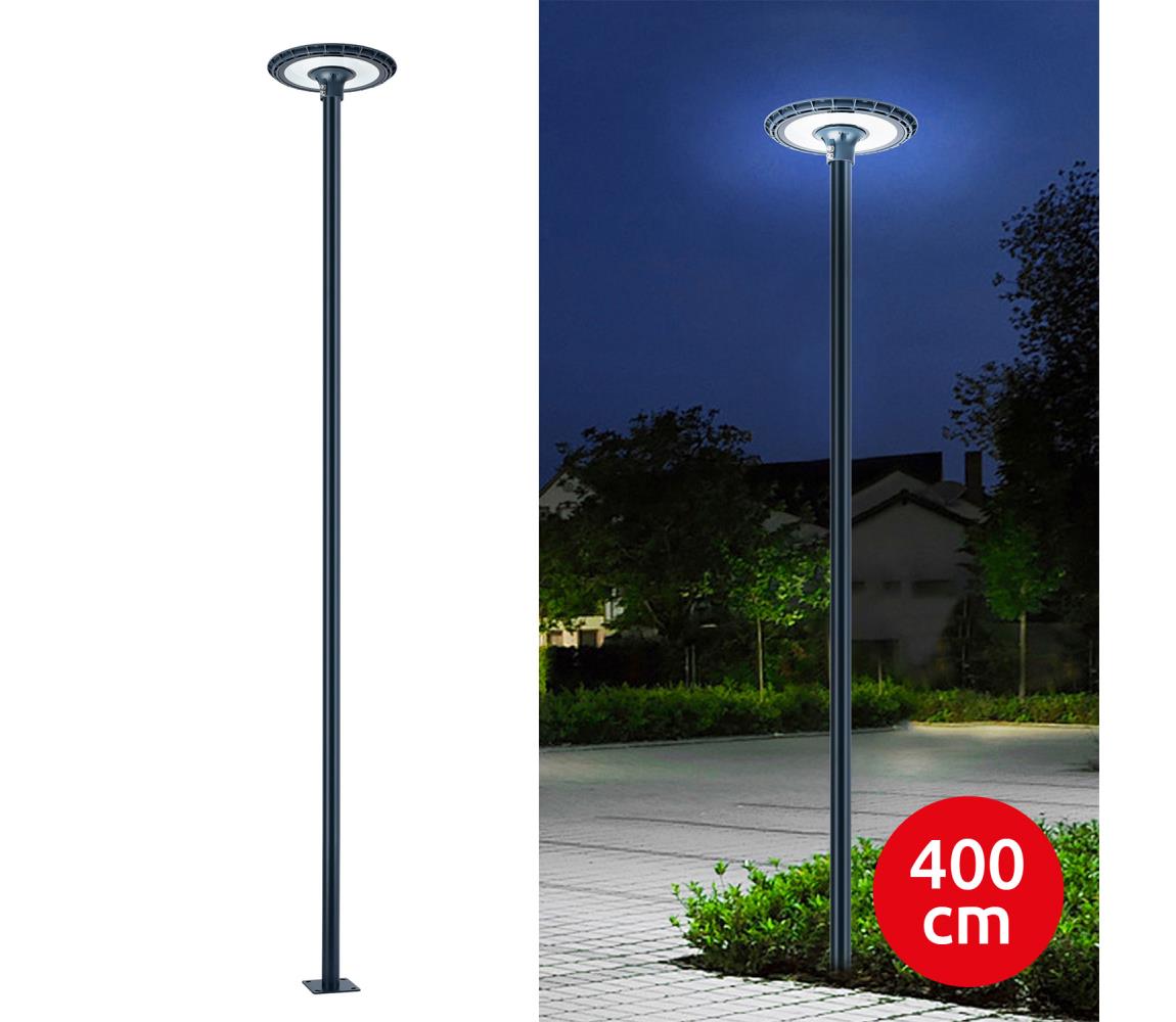 Brilagi-LED vonkajšie pouličné svietidlo so stĺpom 4 m URBANSPARK LED/120W/230V antracit IP65 BG1709+BG3822
