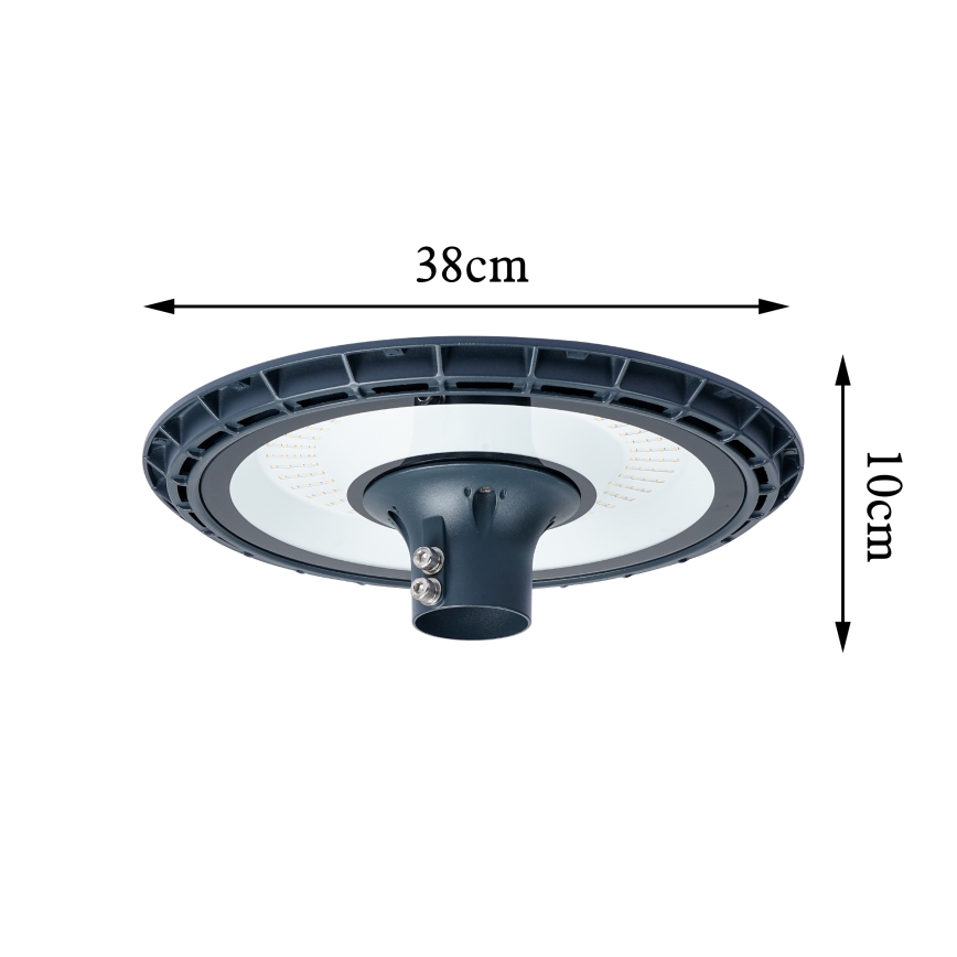 Brilagi - LED vonkajšia pouličná lampa so stĺpom 4 m URBANSPARK LED/120W/230V antracit IP65