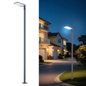 Brilagi - LED vonkajšie pouličné svietidlo so stĺpom a kĺbom 3 m URBANLIGHT LED/200W/230V antracit IP65