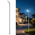 Brilagi - LED vonkajšie pouličné svietidlo so stĺpom a kĺbom 3 m URBANLIGHT LED/50W/230V sivá IP65